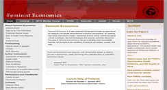 Desktop Screenshot of feministeconomics.org